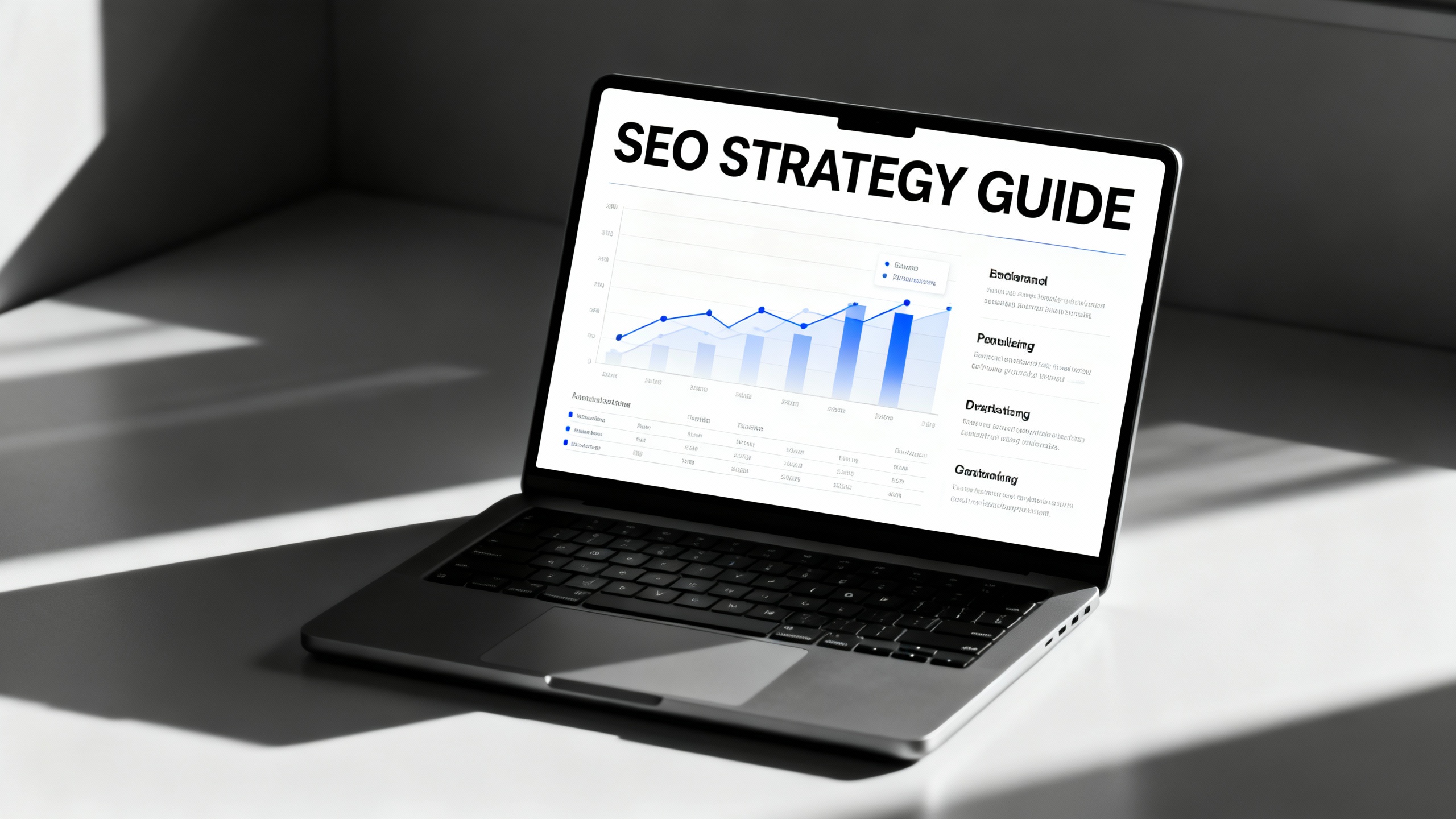 SEO Insights on Laptop