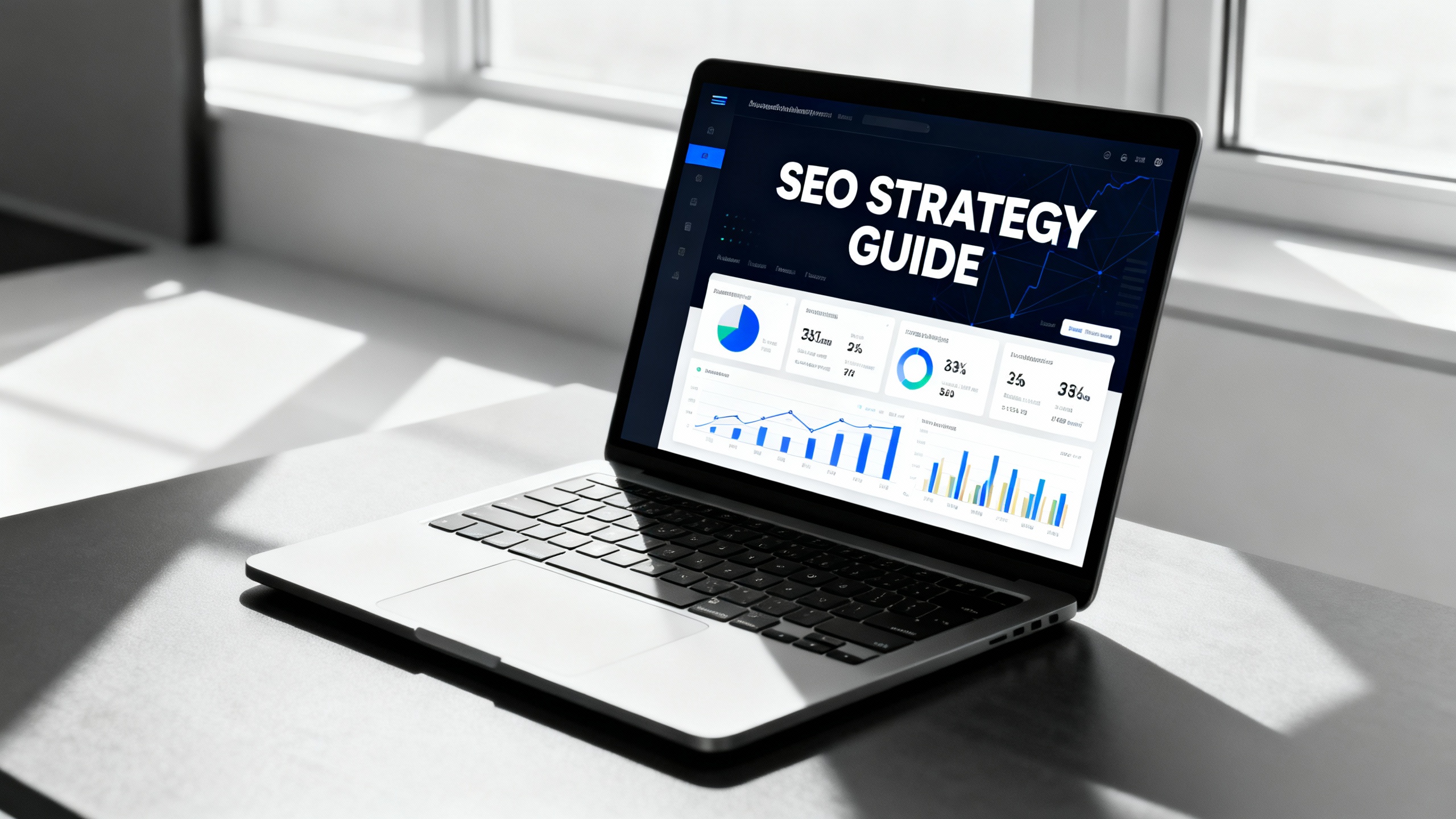 SEO Insights on laptop screen