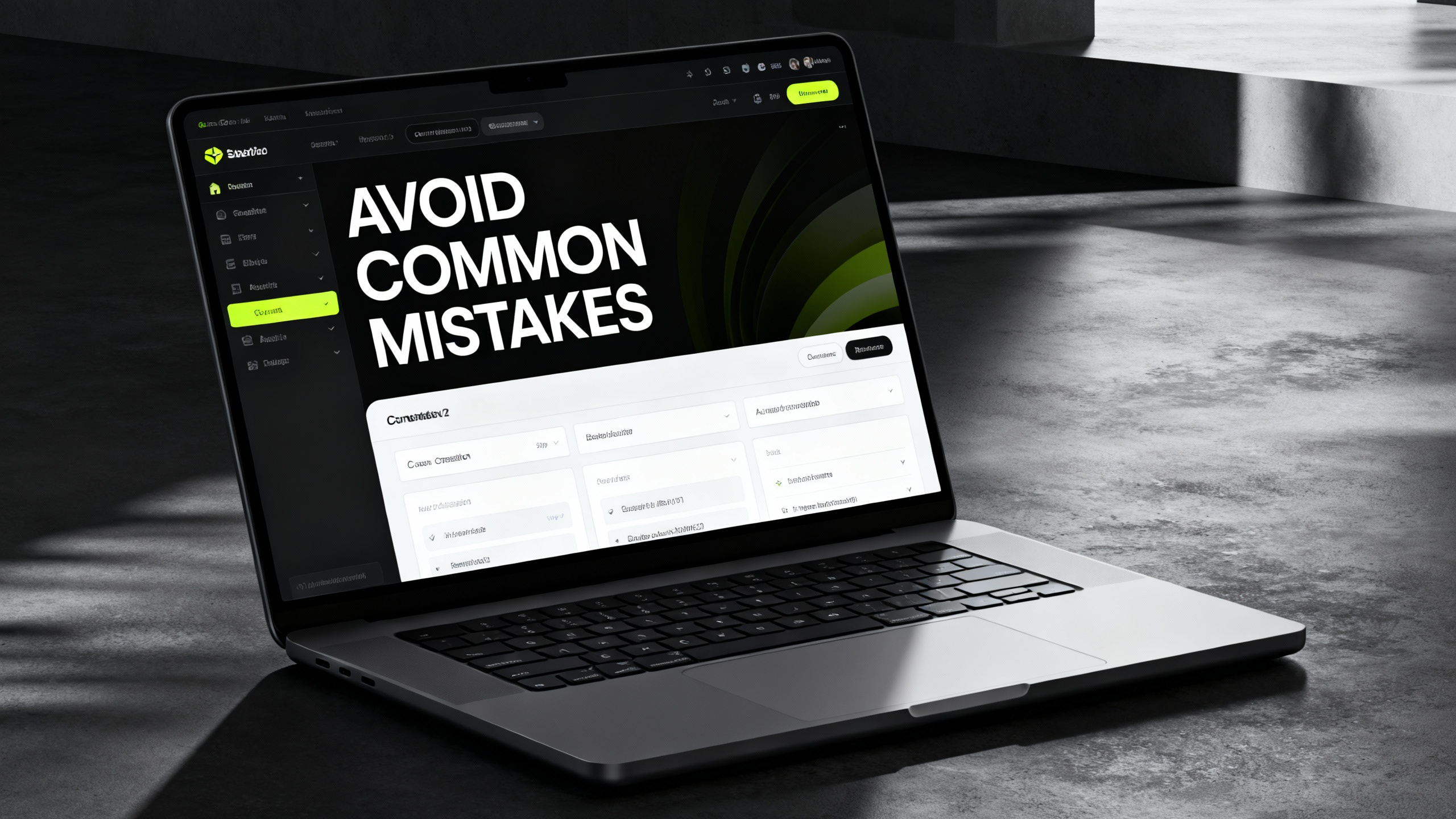 Common Mistakes Tips