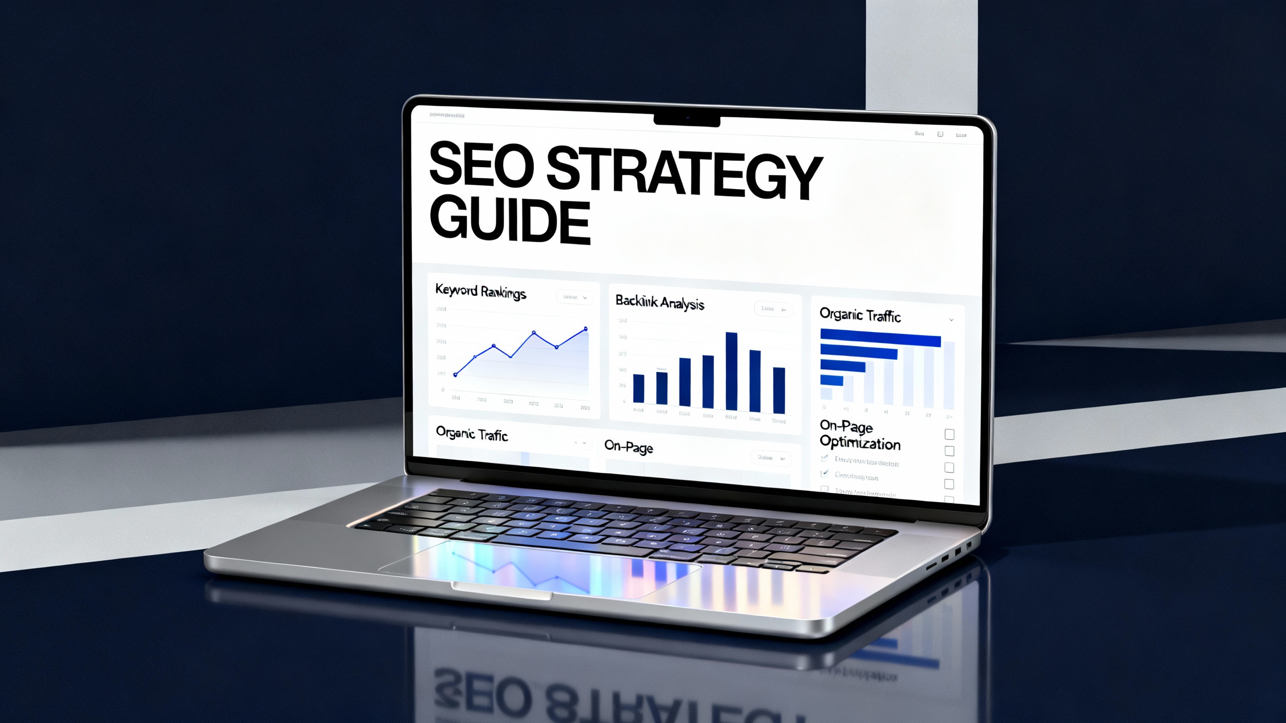 SEO Insights on laptop screen