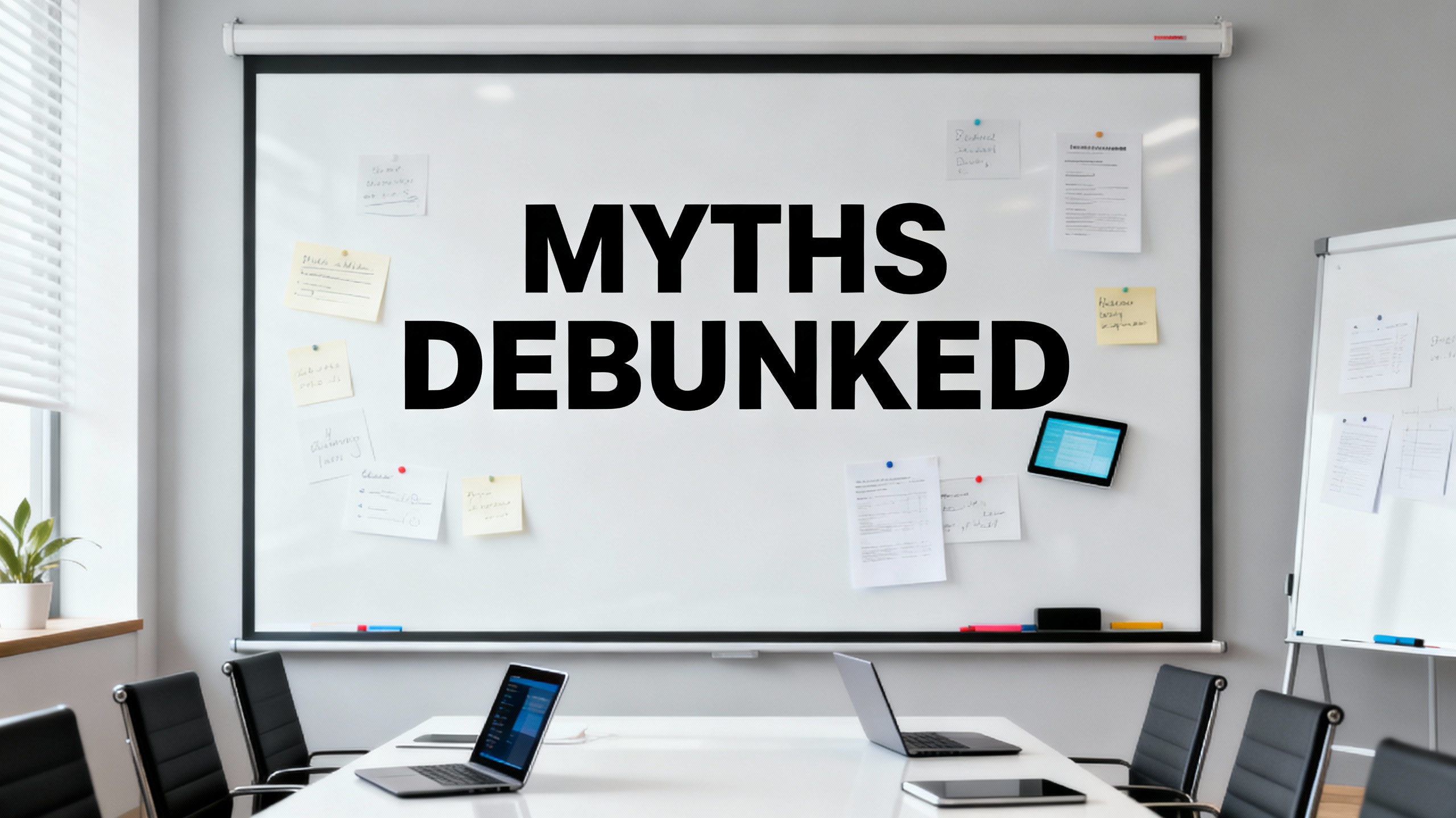 Common Misconceptions on computer screen