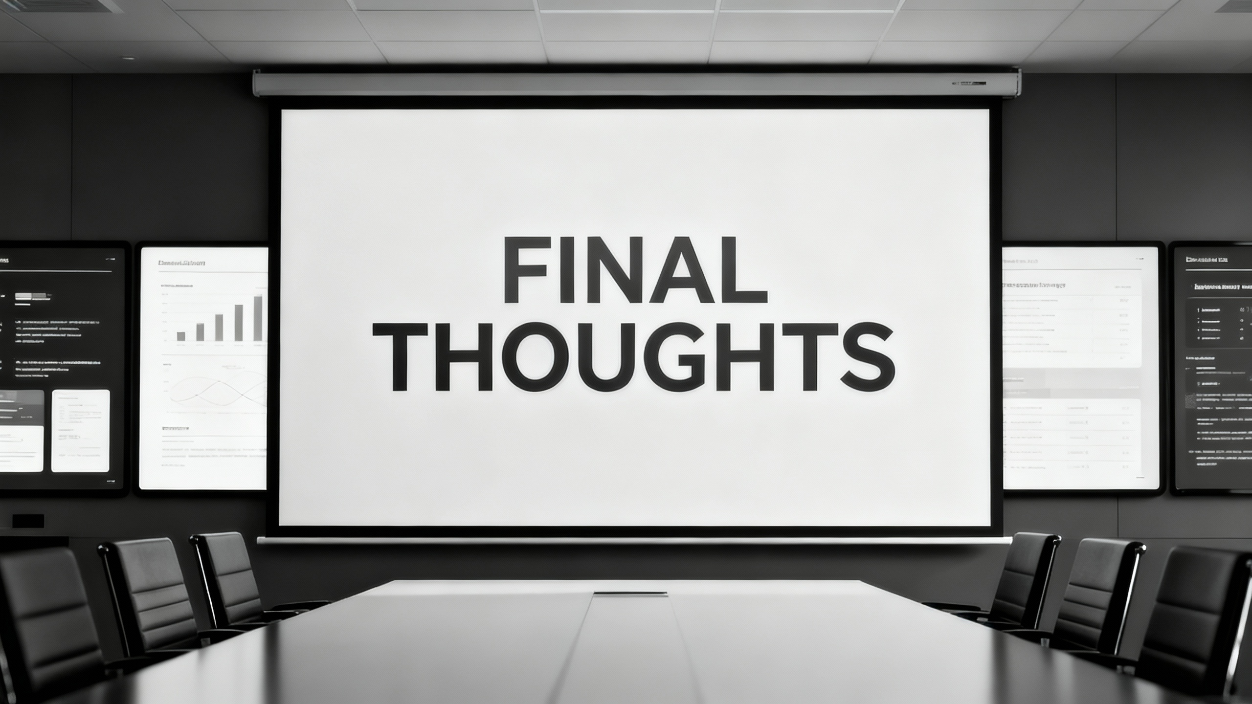 Final Thoughts