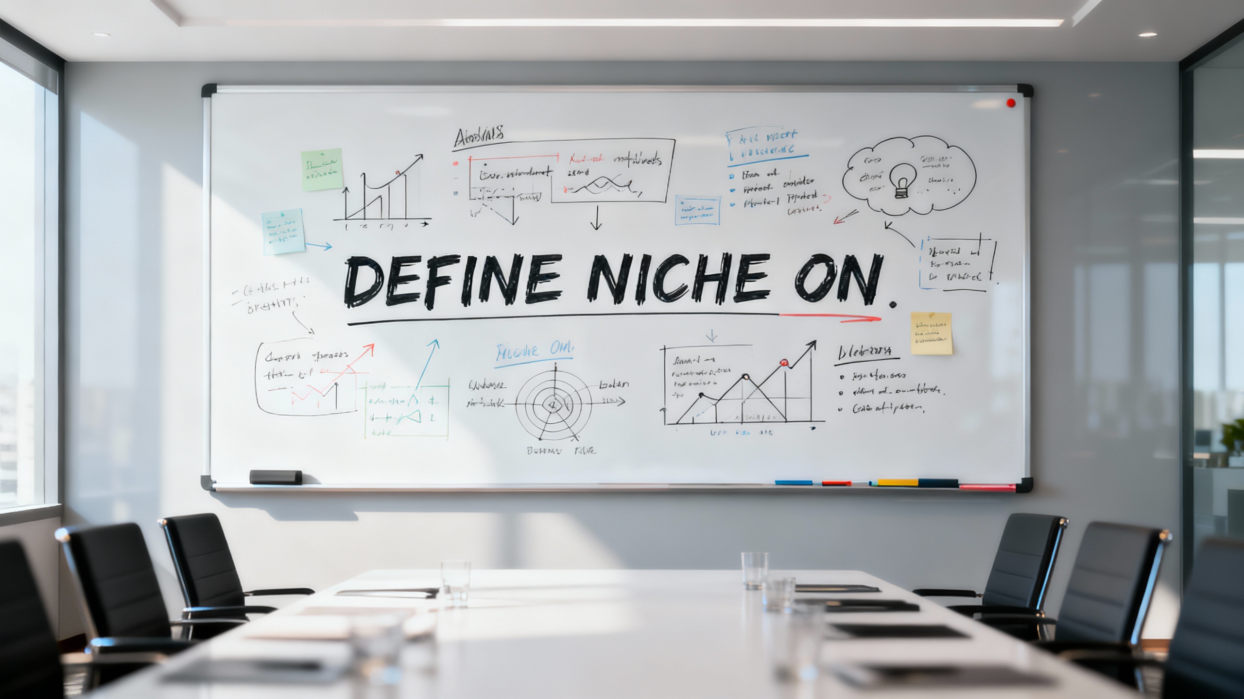 Define Niche on laptop screen