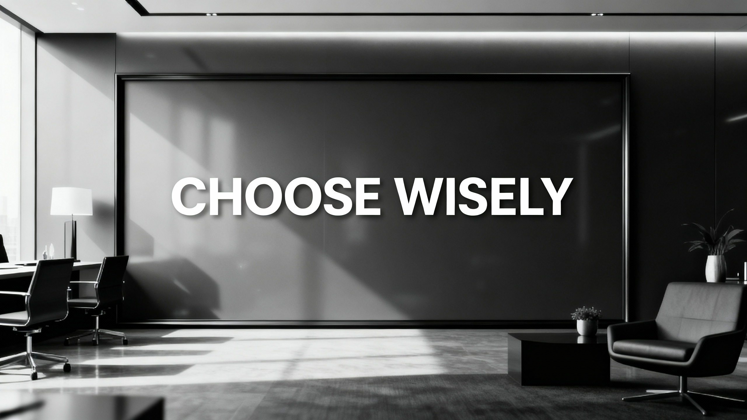 Choosing Wisely
