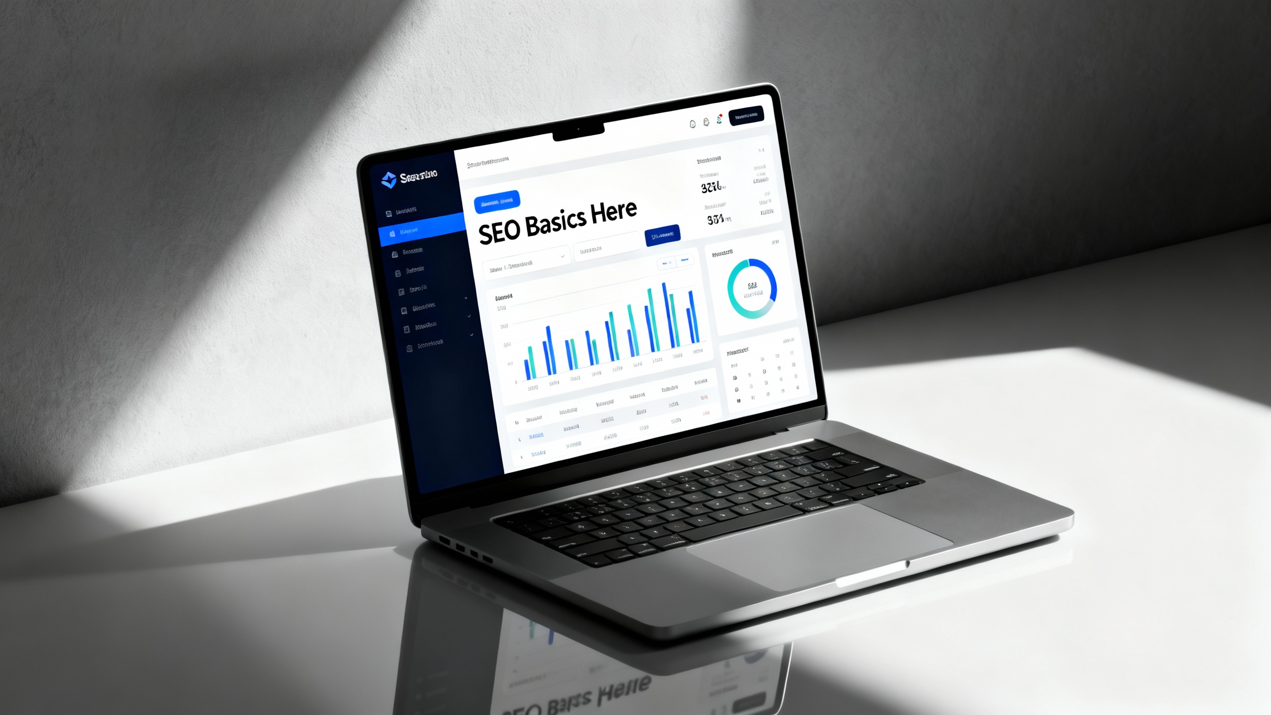 SEO Basics on notepad