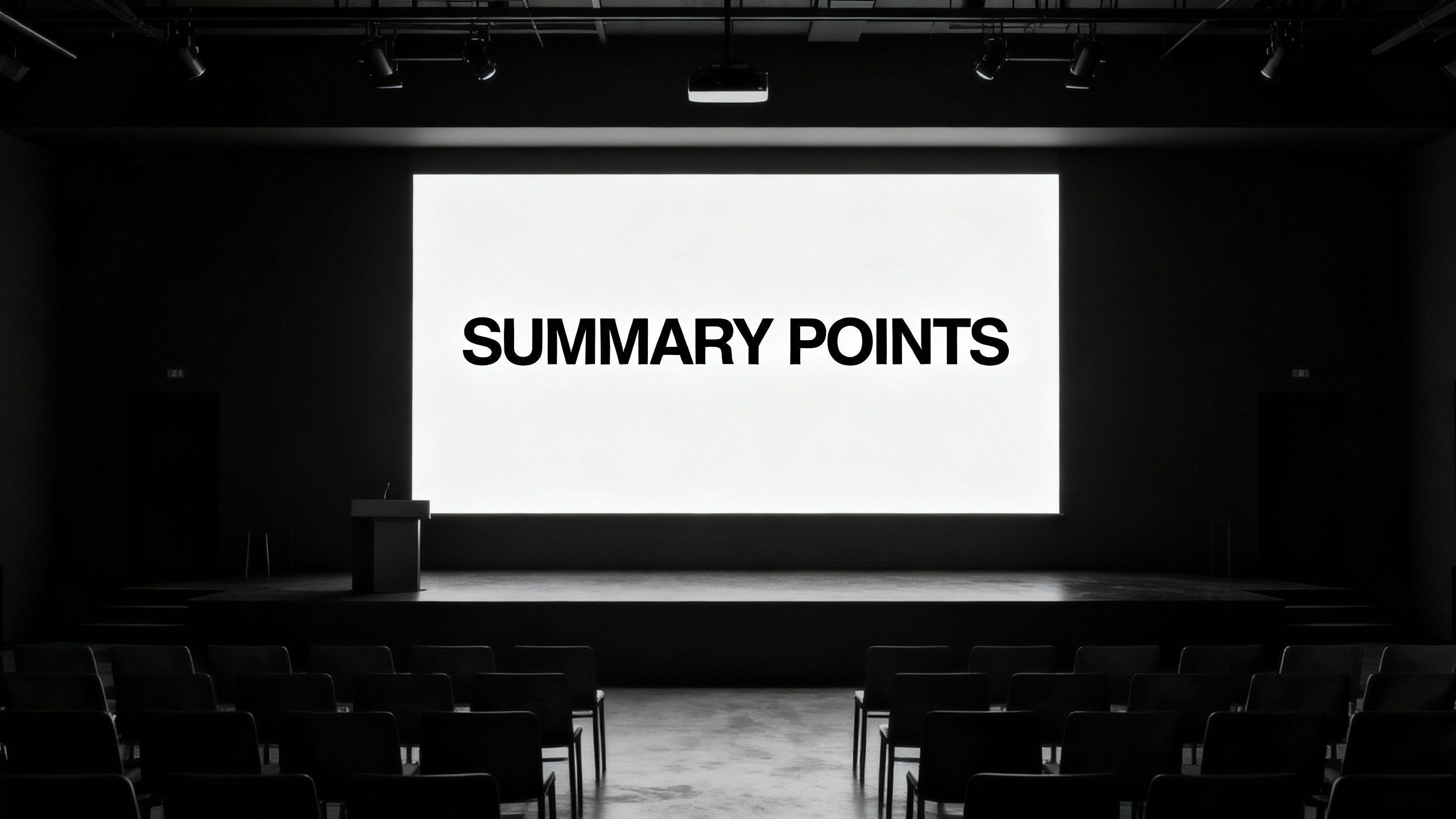 Summary Points on paper