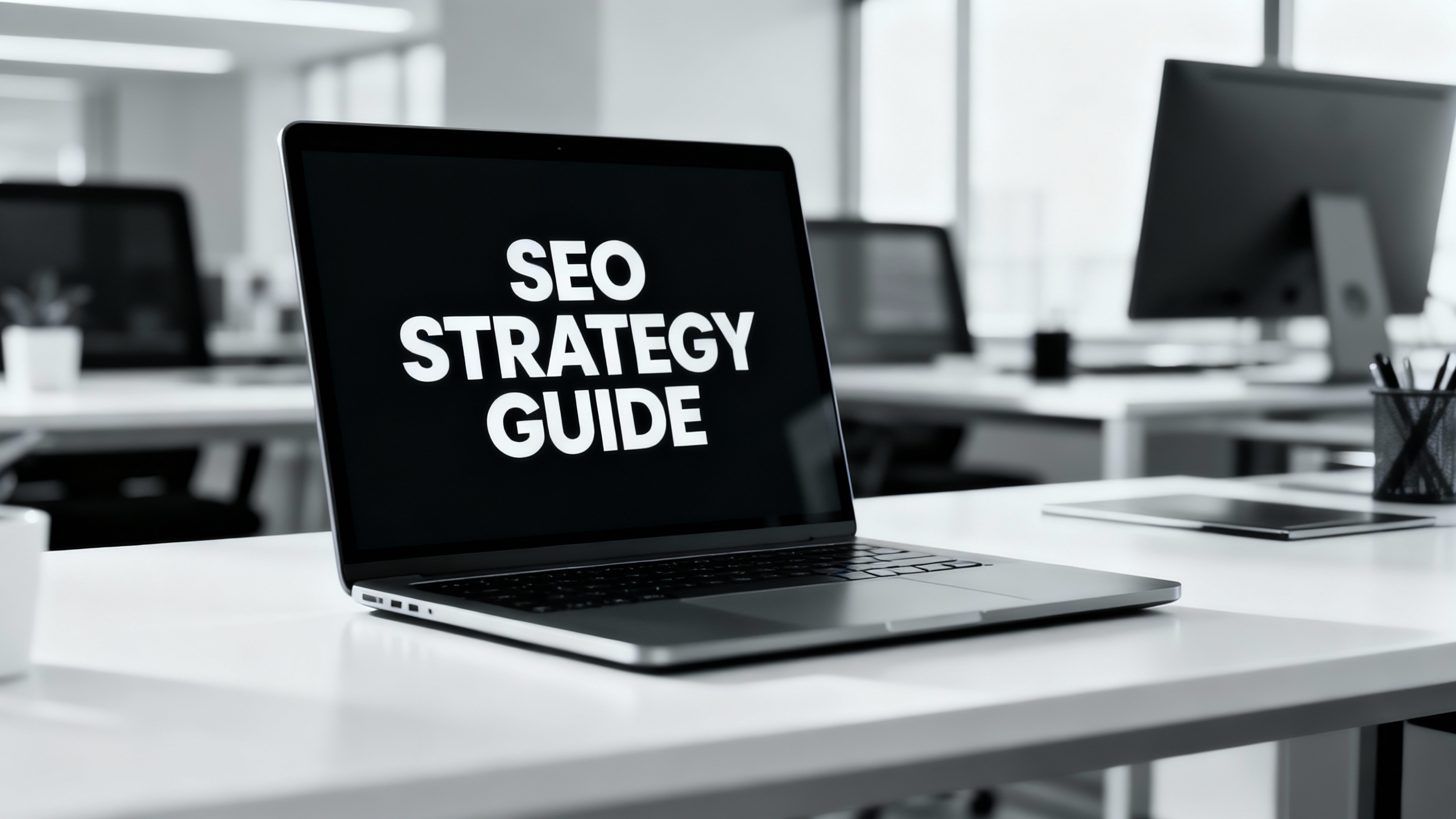 SEO Insights on laptop screen