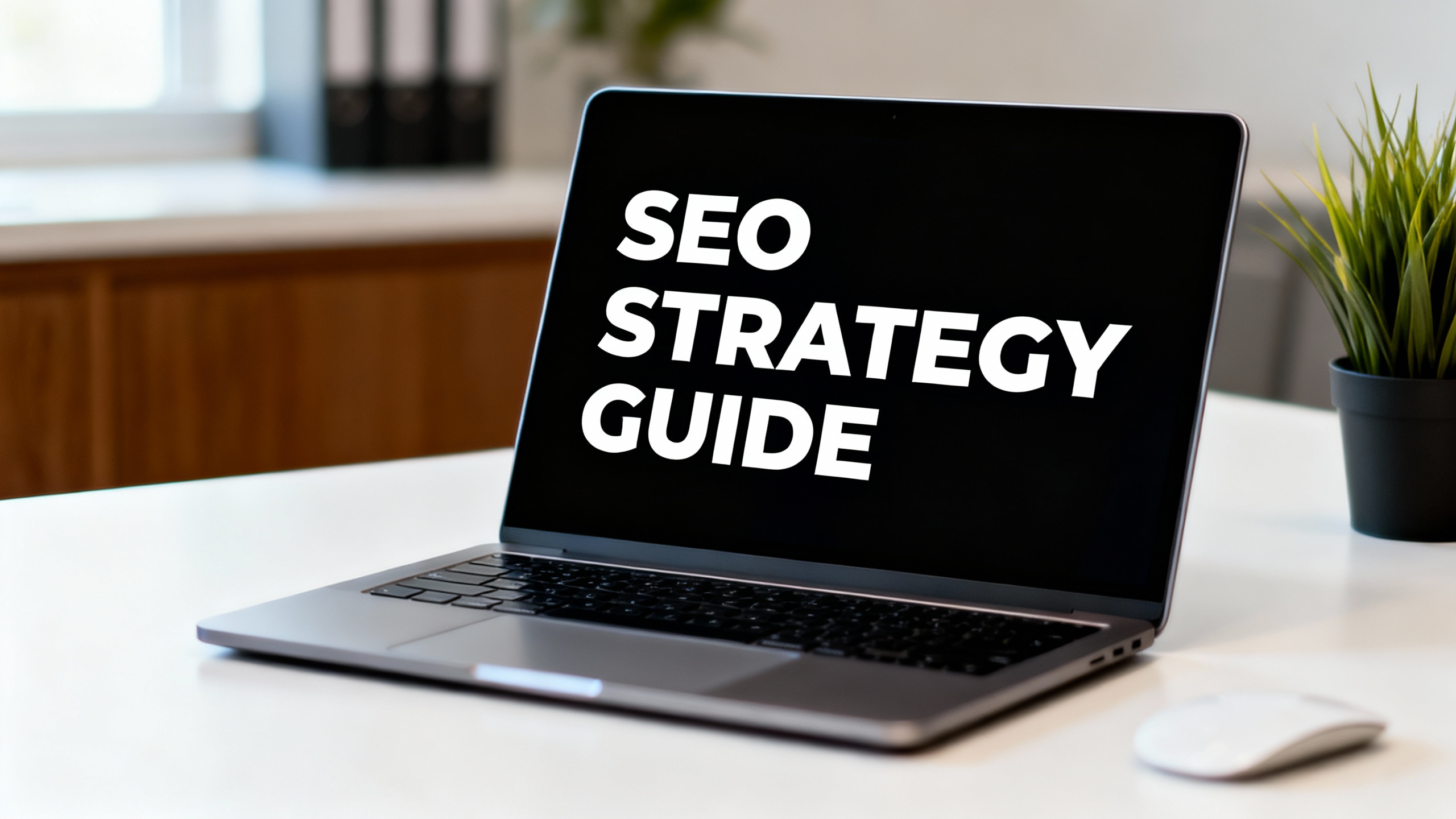 SEO Tips on laptop screen