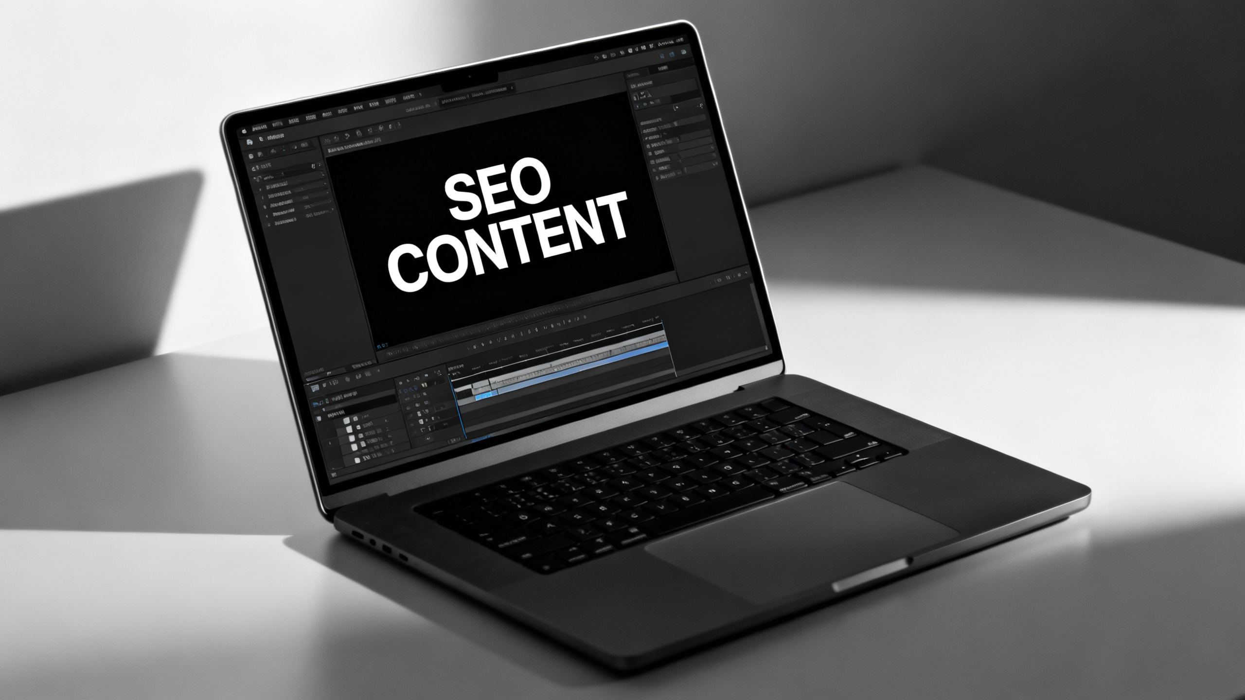 Keyword-Rich Subheadings on laptop screen